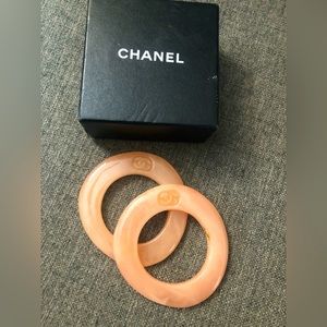 Vintage Rare 2001 Chanel pink bangles